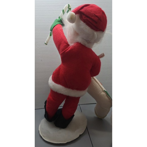 Vintage Annalee '88 Mobilitee Dolls Standing Santa Made in USA 1988 Rare HTF - Picture 9 of 10